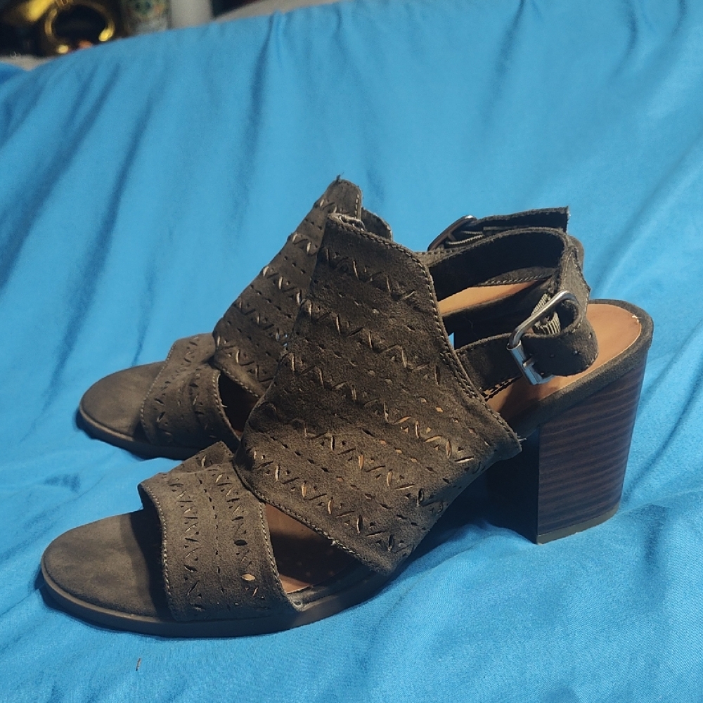 Seychelles Women's Brown Heeled Sandals Size 7 And 1/2